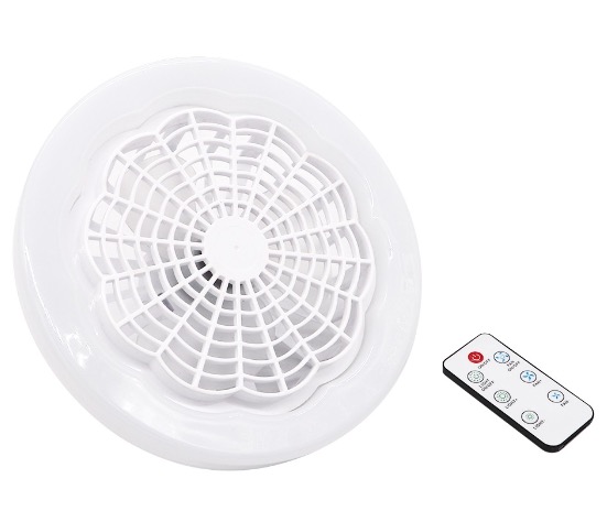 Lustra ventilator pentru tavan 2 in 1 cu Led Alb